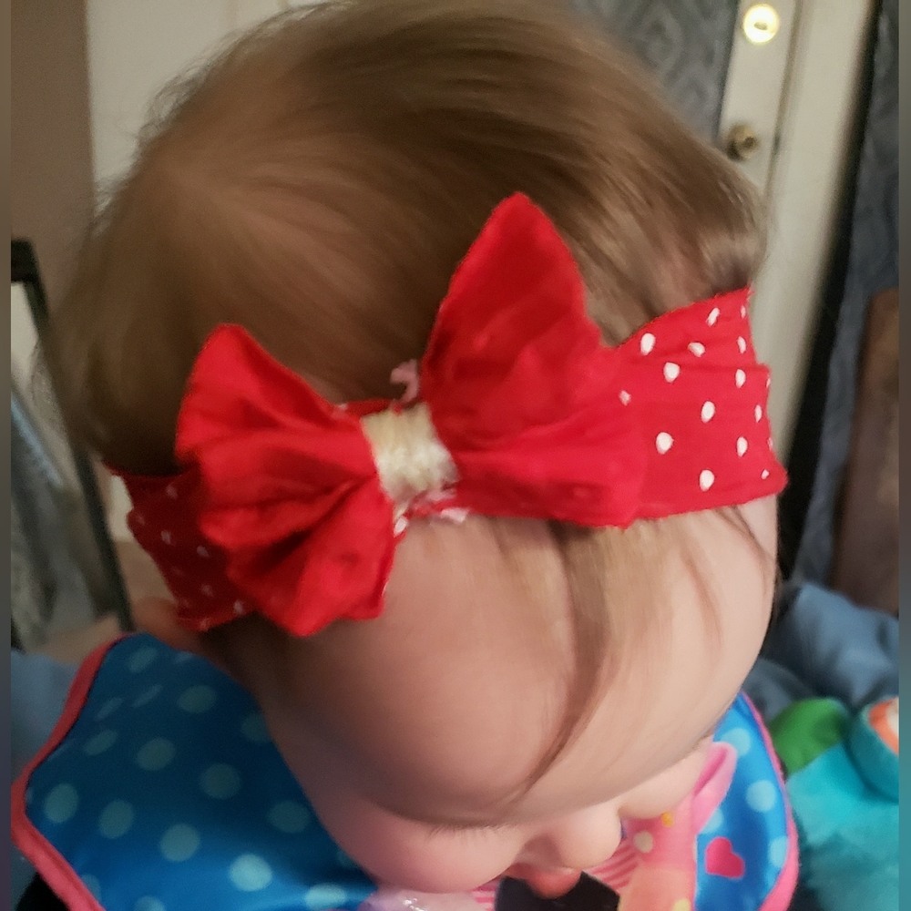 Red Polka Dot Headband